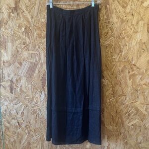 Vintage Cloak of Many Colors Linen Maxi Skirt, Size 12